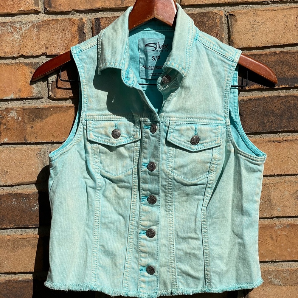 Silvers denim vest